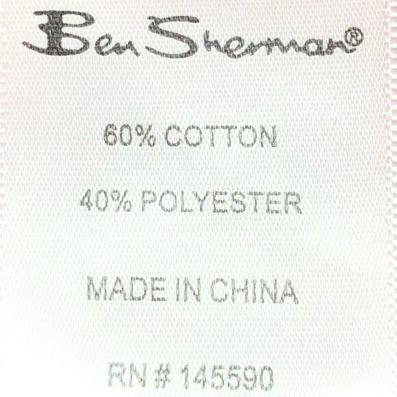 Ben Sherman Slim Fit Textured Dress Shirt in Burgundy Men’s XL-17/17 1/2-34/35 - Picture 7 of 8